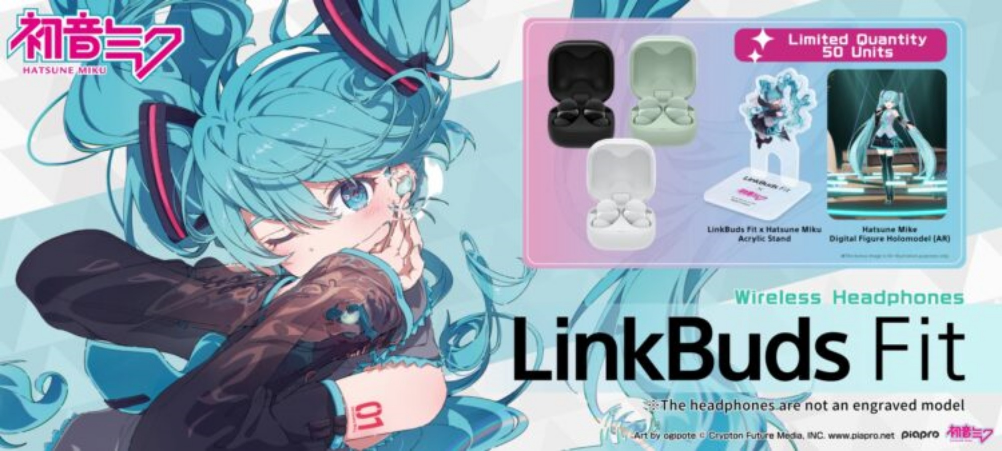 Sony Launches Limited Hatsune Miku Digital Models With LinkBuds Fit; Priced At RM999